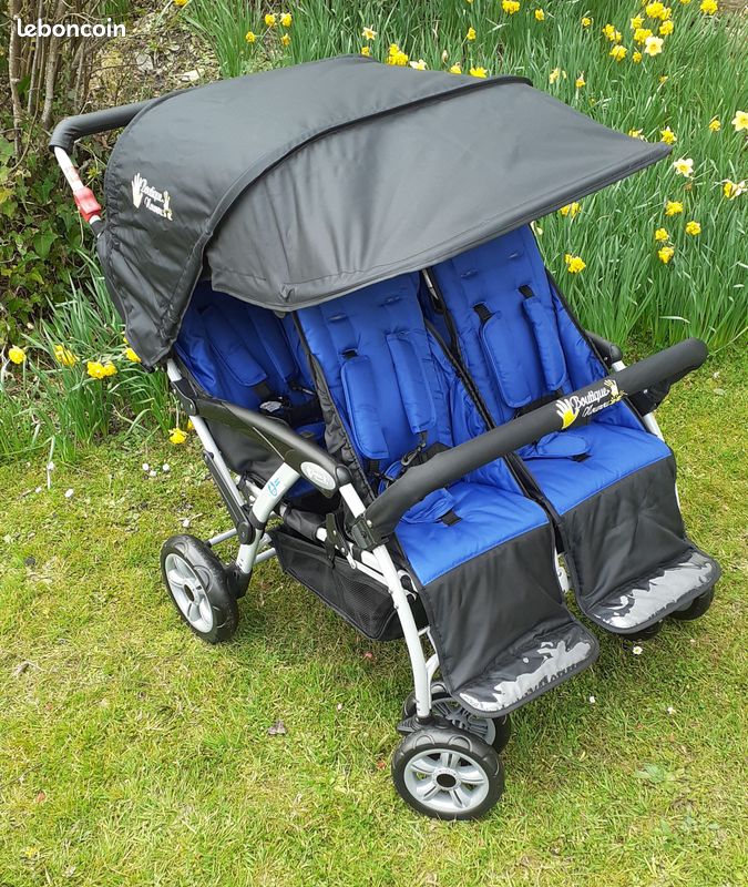 Poussette quadruple Boutique Nounou Équipement bébé