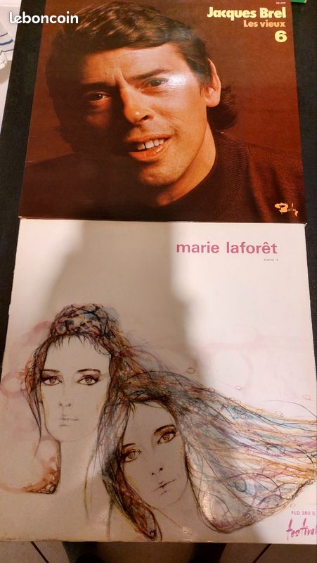 Lot 14 vinyles 33 tours & 3 disques 45 tours (image 1)