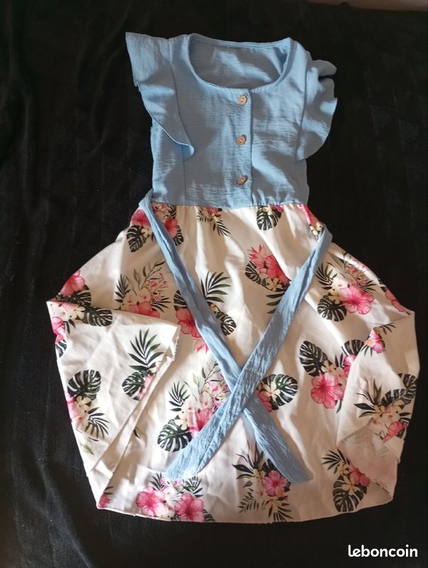 Robe fleurie été pour fille (image 1)