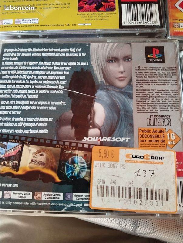 Parasite Eve 2, Playstation 1, PAL PS1, Sony (Gebraucht) in Wil SG für