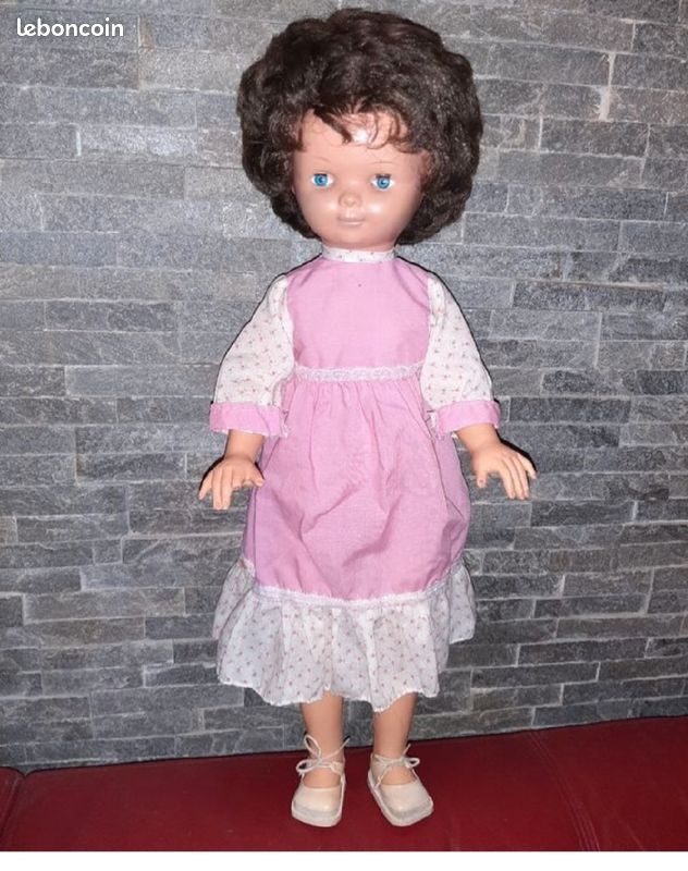 Poupée ancienne brune SNF 55CM grande taille (image 2)