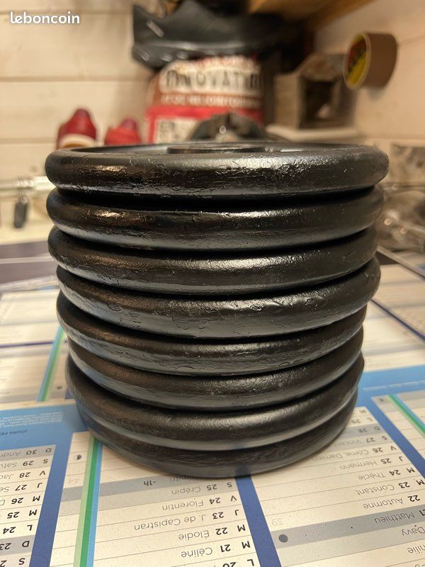 Lot de 8 Poids musculation 2 kg (image 4)