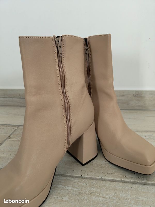 Bottines off white creme (image 5)