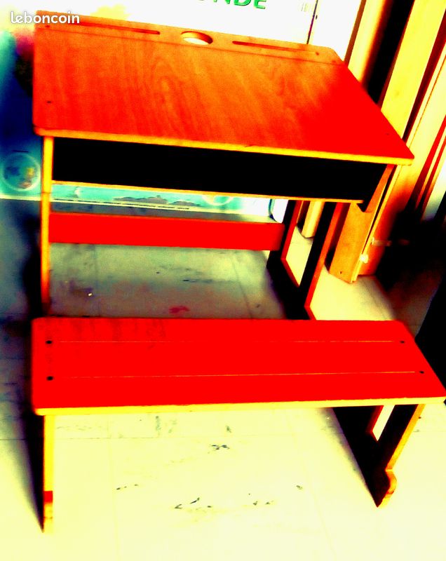 Bureau avec assise enfant (image 1)