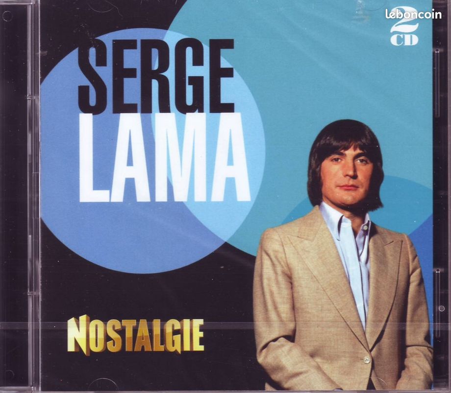Serge Lama, nostalgie, compilation ( 2 cd neufs sous blister 40 titres ) (image 1)