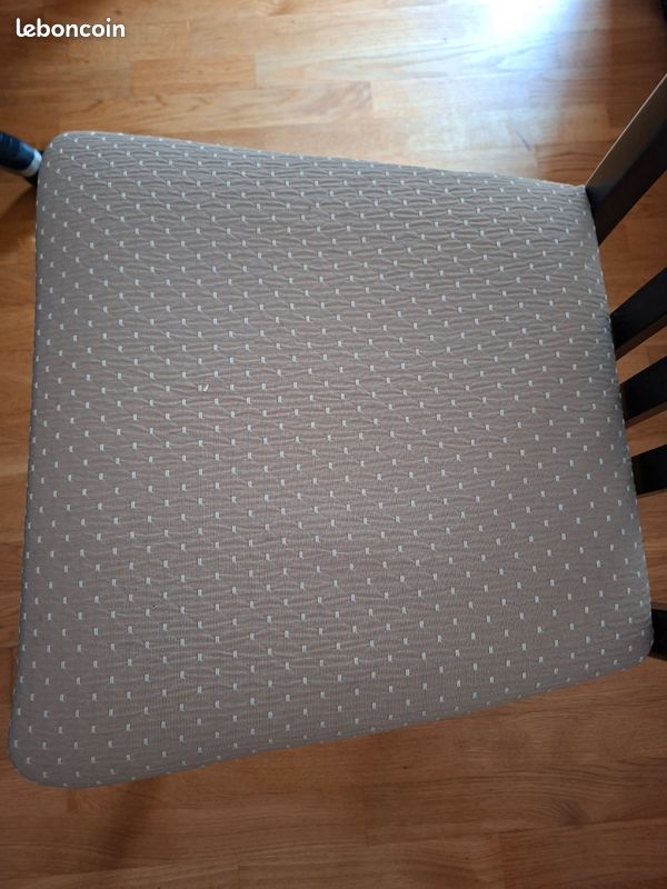 Table en verre avec rallonges et 4 chaises (image 8)