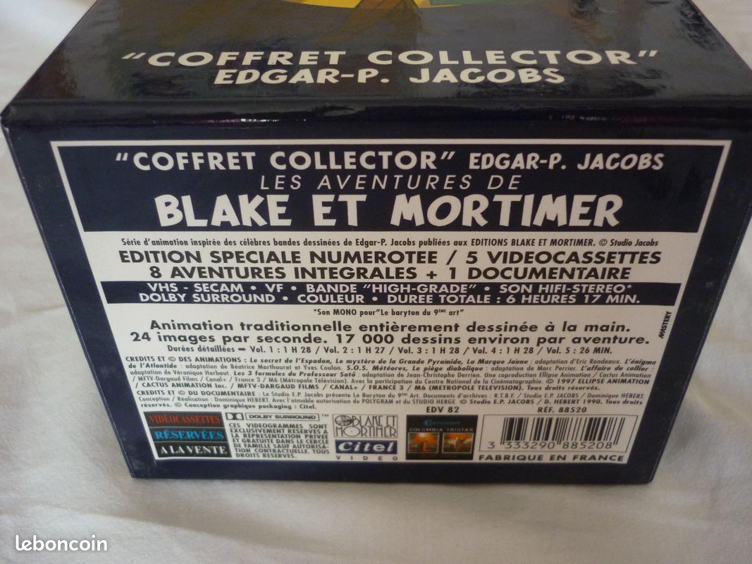 VHS Blake et Mortimer - Edition spéciale CAJAL49 (image 4)