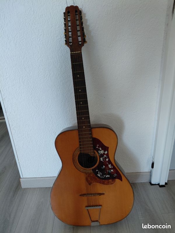 Guitare 12 cordes vintage Louis Patenotte (Luthier Mattaincourt - Vosges) (image 1)