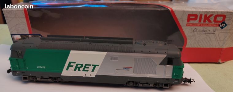 Locomotive Diesel PIKO SNCF - 467478, Bb Diesel Fret, D'occasion, état Ok