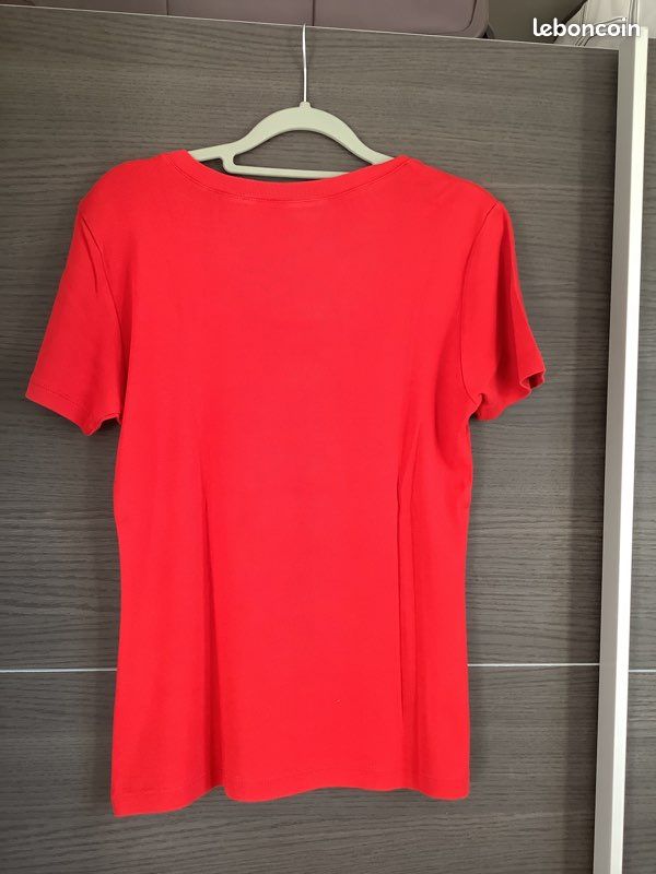 Tee-shirt Caroll Taille 40 - Multicouleur, Coton Modal, Occasion Très Bon état