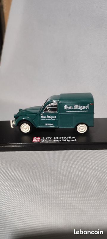 Odeon CITROËN 2CV de 1964 Verte Voiture de Collection 1/43 Série Limitée à 500 PCS