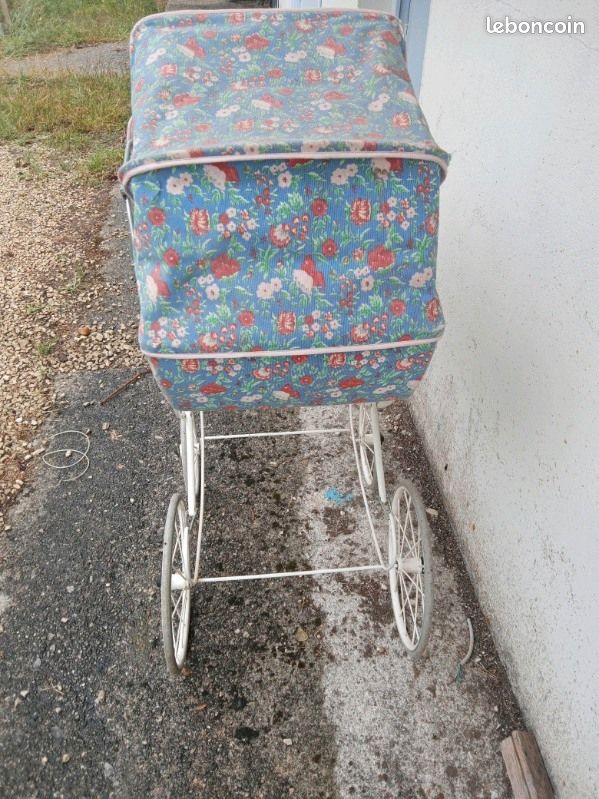 Landau de poupée vintage style rétro marque prestige (image 3)