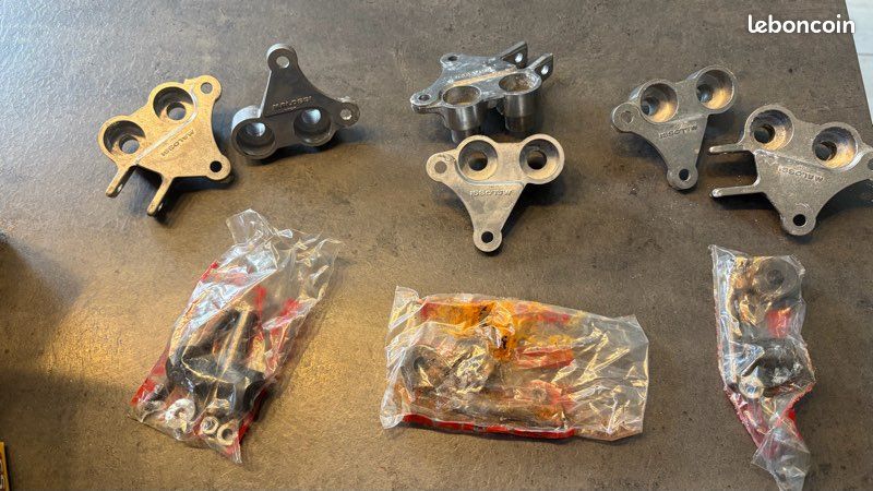 3 lots de SUPPORT DE RESSORT MOTEUR ET D'ÉCHAPPEMENT MALOSSI POUR MBK 51 Motobecane (image 2)