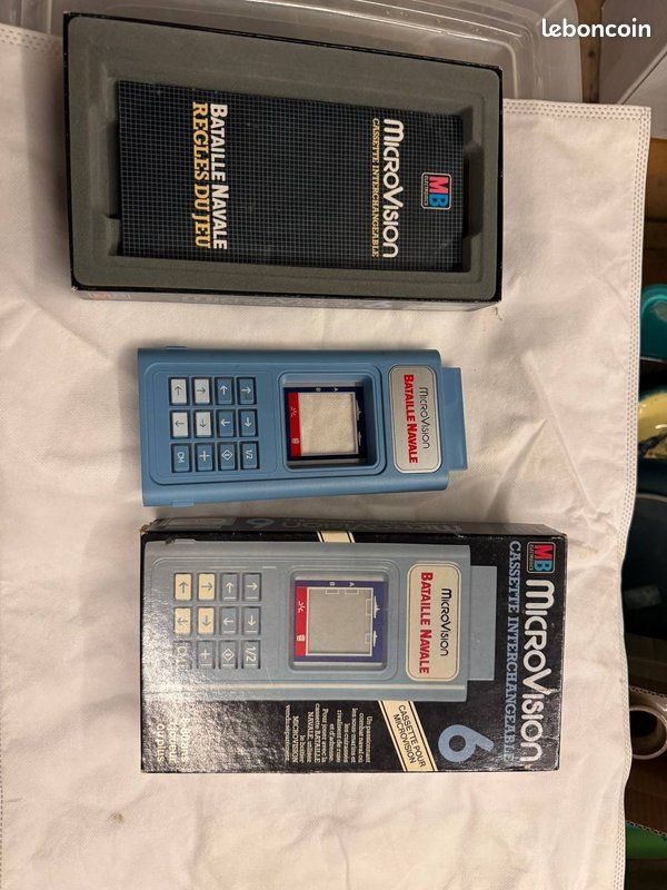 Console Portable Microvision MB - Jeu Casse-Brique 1983, Boîte Complète FR