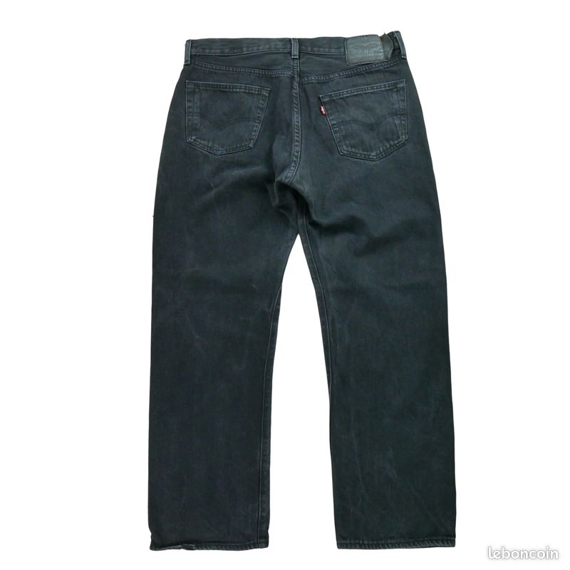 Levi Strauss Jean Levis 501 Taille W36/L32 Homme Noir #QWE0420