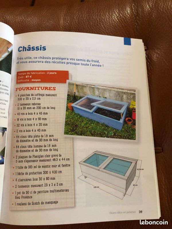 Livre: à faire vous même, Objets déco et Palettes (image 5)