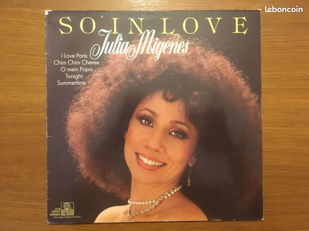 Vinyle 33T JULIA MIGENES (image 1)