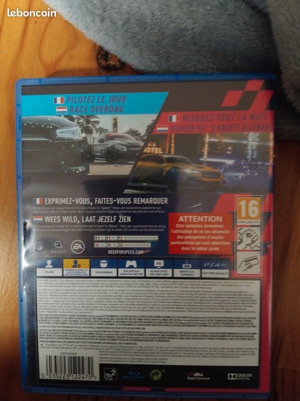 Hell Is Us Ps5 Jeux PS4 Need For Speed Heat – Occasion Bon état, Boîte Sans Notice, Jeu Fonctionnel Snoopy Ps4