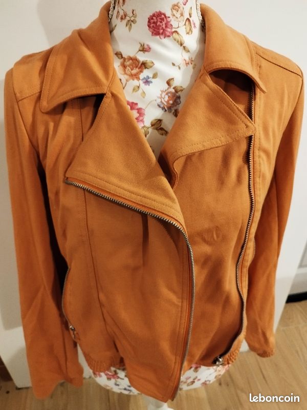 Veste taille 2 orange/corail (image 1)