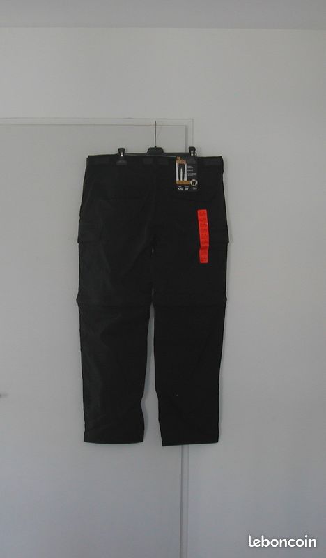 Pantalon Convertible The B.C. Clothing Co. – Homme, Taille L, Bleu, Cargo Stretch