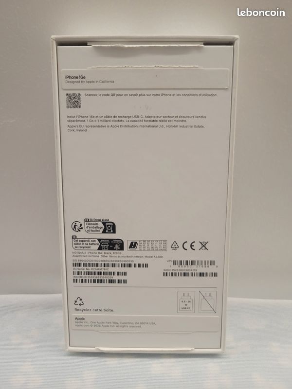 Boite iphone 16e (image 5)