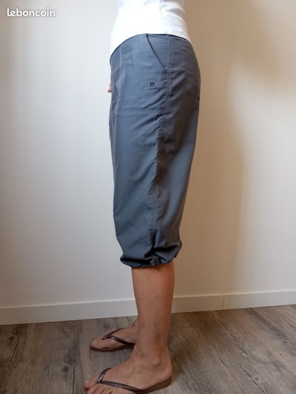 Lot de 2 joggings pantacourt Décathlon Domyos - Taille M (image 9)