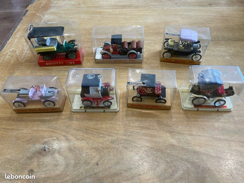 Lot voitures miniatures anciennes en boîte – collection (image 1)