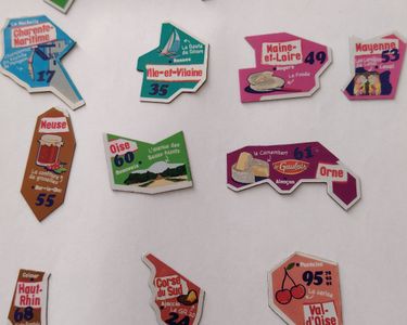 MAGNET Le Gaulois Série 1 "38 ROTTERDAM" Pays-Bas