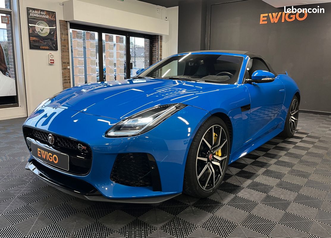 Jaguar f-type svr 5.0 v8 cabriolet / freins carbone ceramique / entretien jaguar / malus payé (image 11)