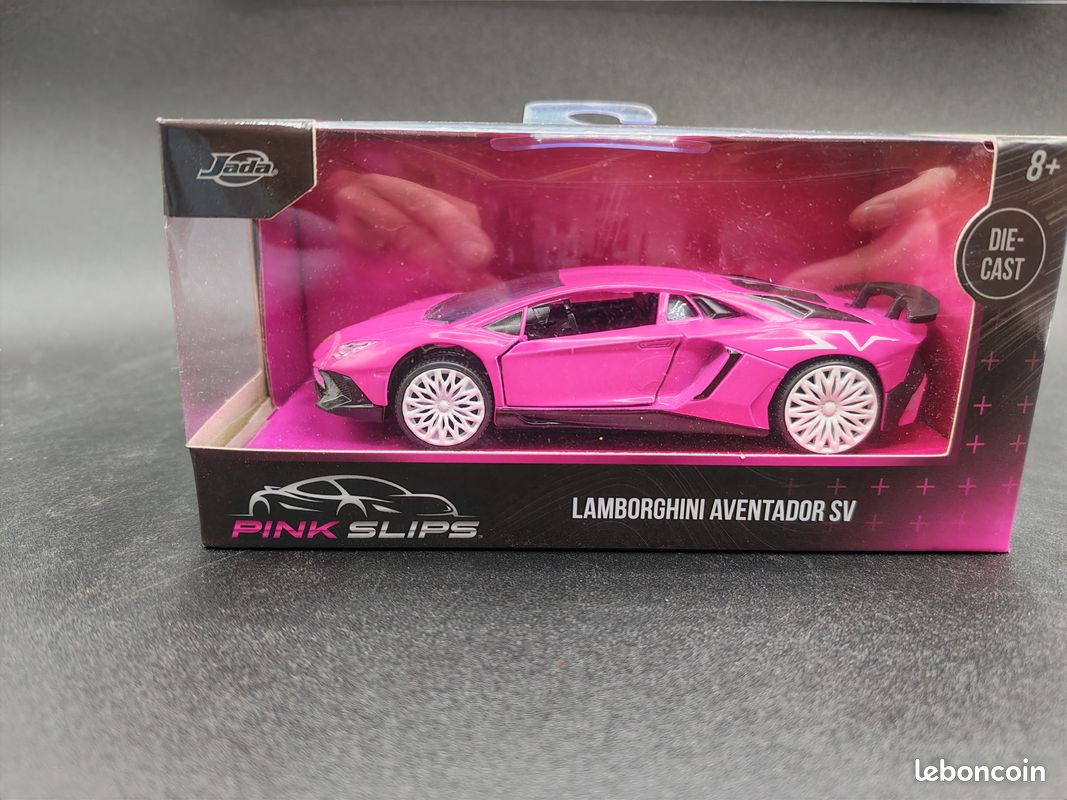Voiture miniature LAMBORGHINI AVENTADOR SV PINK - Jeux & Jouets