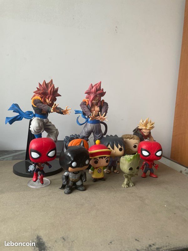 Lot De 11 Figurines Dragon Ball 2004 - Collection Vintage, Sans Emballage