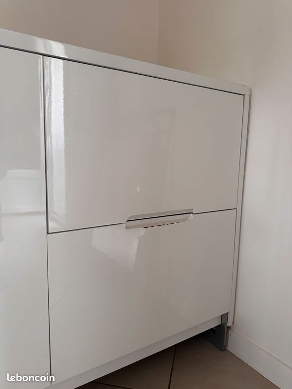 Buffet blanc laqué (image 8)