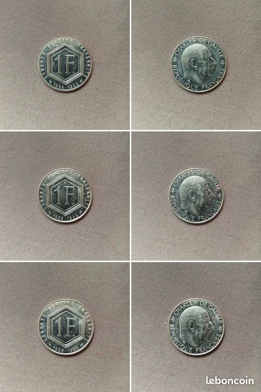 Collection complète de 5 Coincards 5ème République – 2 euros France