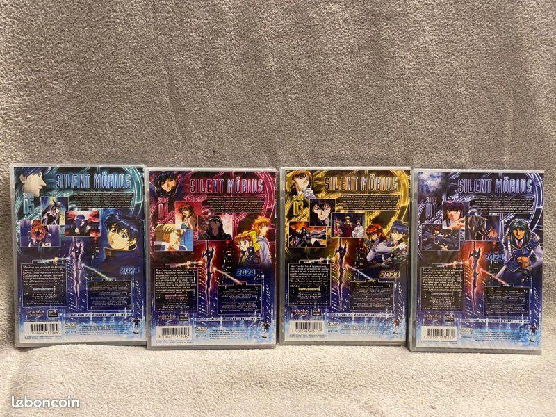 Manga Silence mobius 1–3-4-5 dvd neuf soublister (image 2)