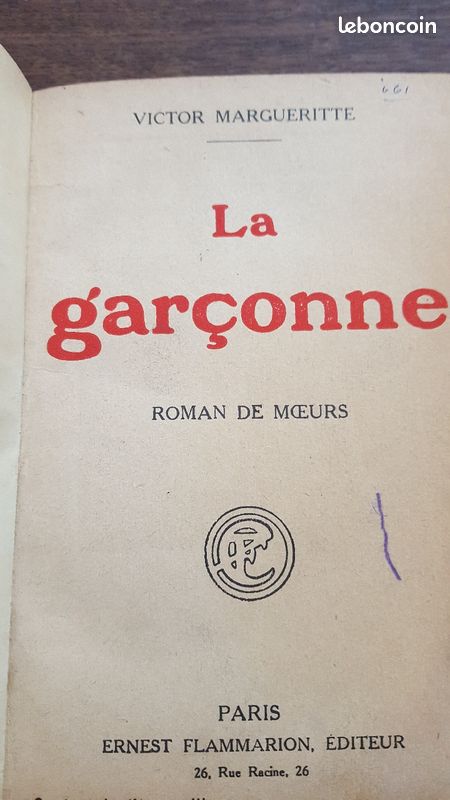 La garçonne de Victor margueritte (image 1)
