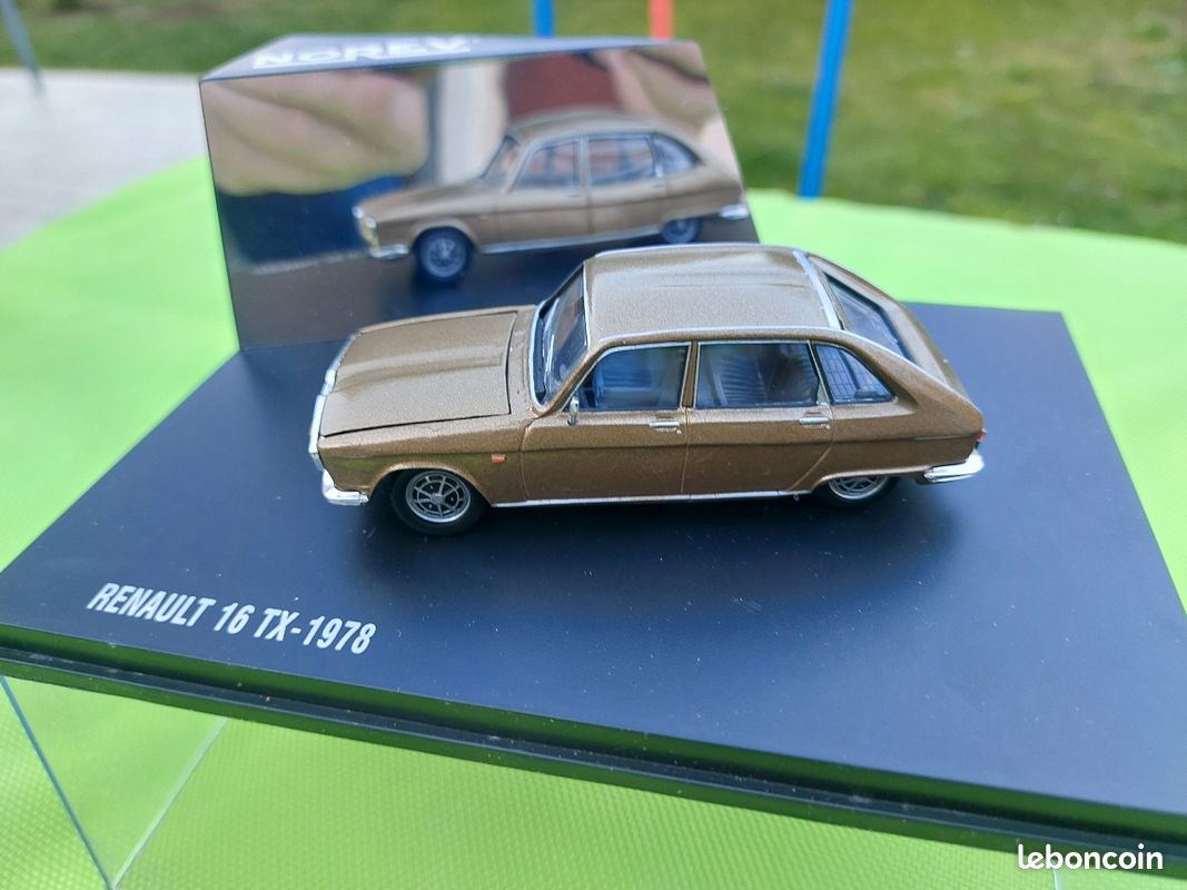 Renault 16 TX 1974 Noire - Miniature Norev 1/43 - Collection