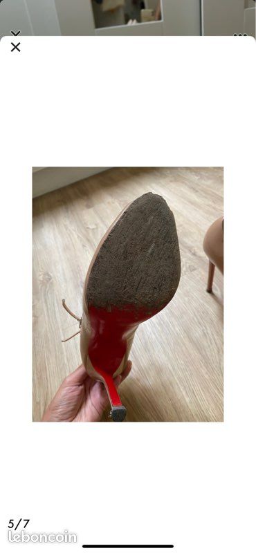 Sandales louboutin T40,5 authentique (image 4)