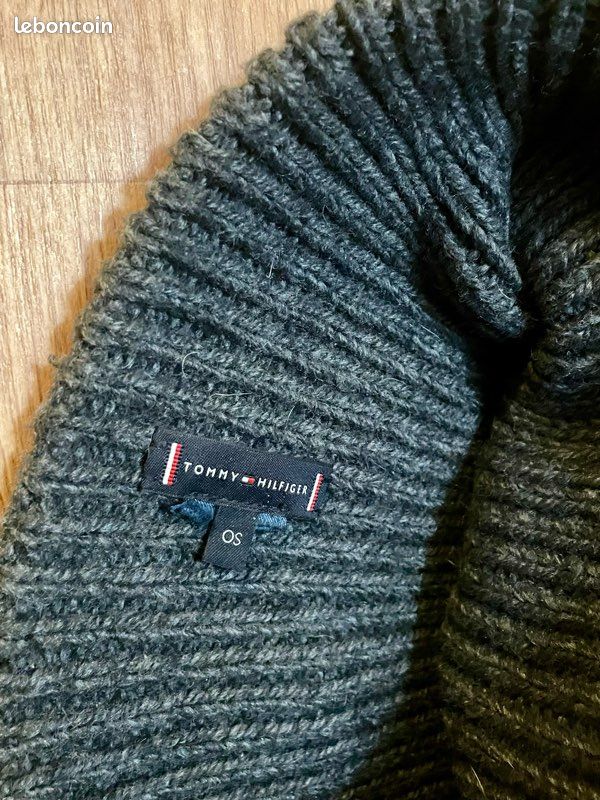 Bonnet Tommy Hilfiger gris (image 3)