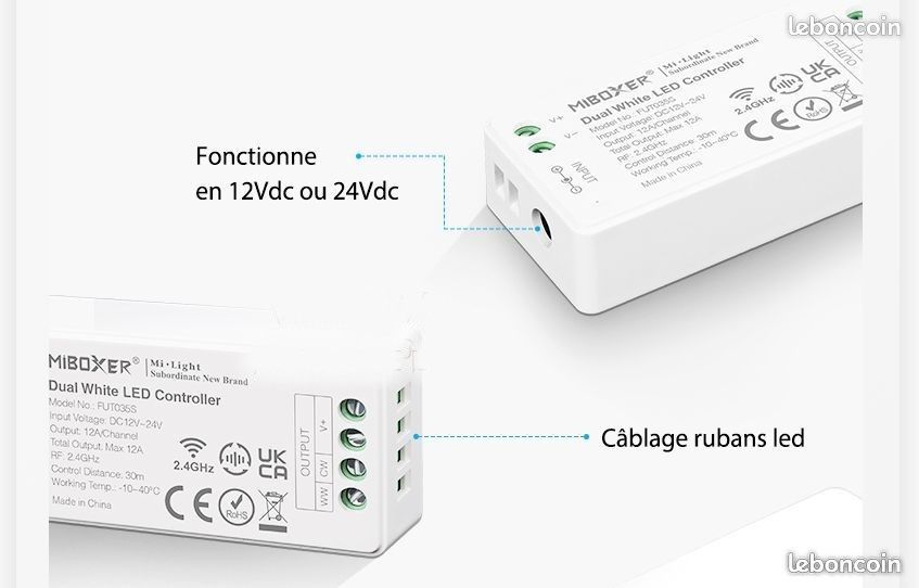NEUF : Interrupteur Wifi ZIGBEE 3.0 LED Monocouleur 12A (image 4)