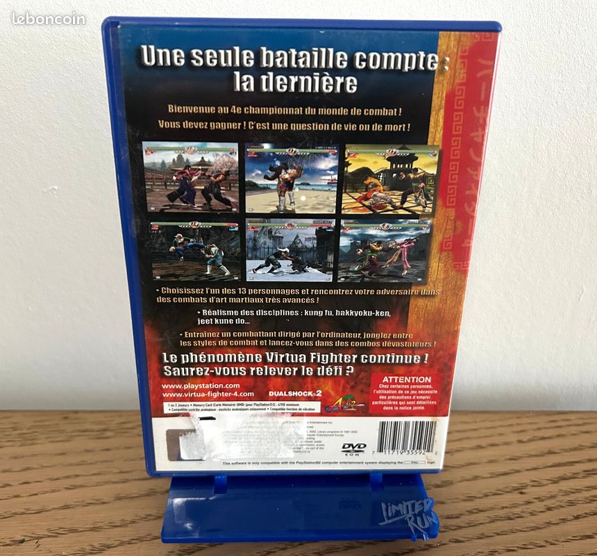 Jeu PS2 Virtua Fighter 4 Complet - Bon état - PlayStation 2