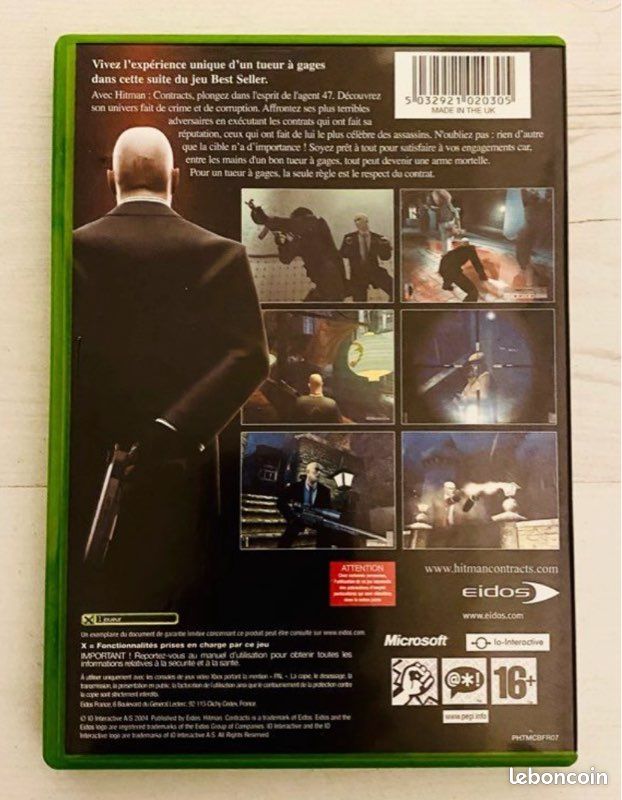 Hitman Contracts - Xbox - Complet Version Française - PAL - Très Bon état