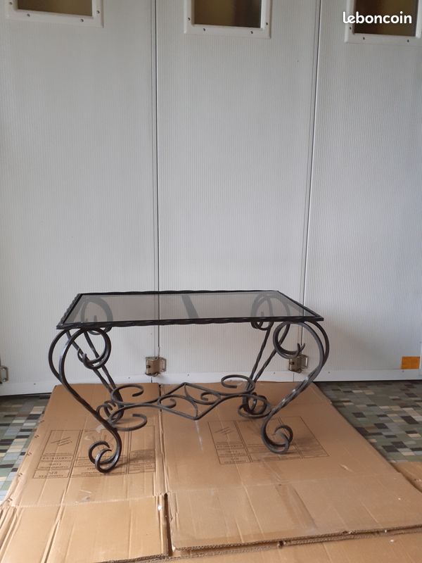 Table salon fer forgé (image 3)