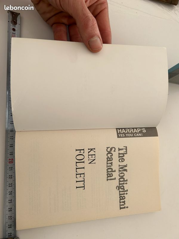 Livre en anglais Ken Follet The Modigliani scandal (image 5)