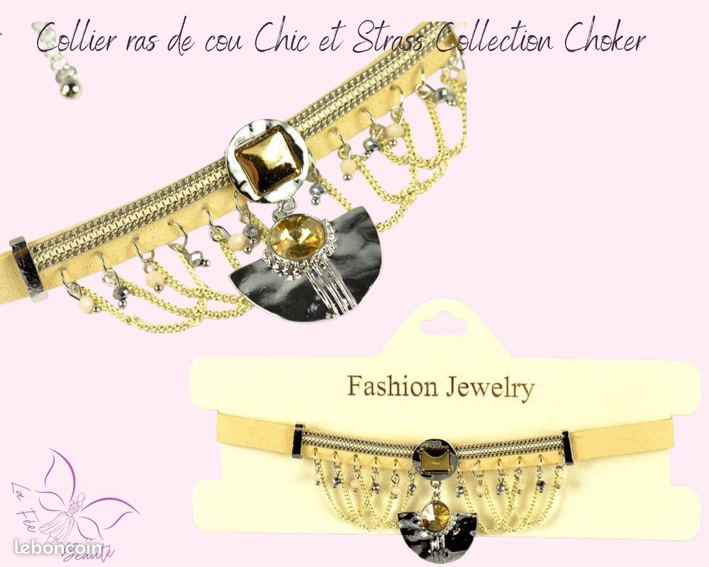 Collier ras de cou Chic et Strass Collection Choker (image 1)