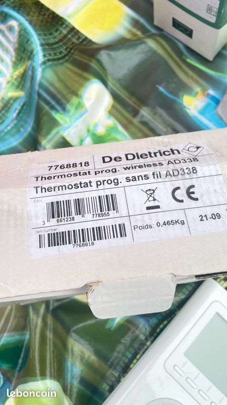 Vends thermostat programmable wirless ad338 (image 2)