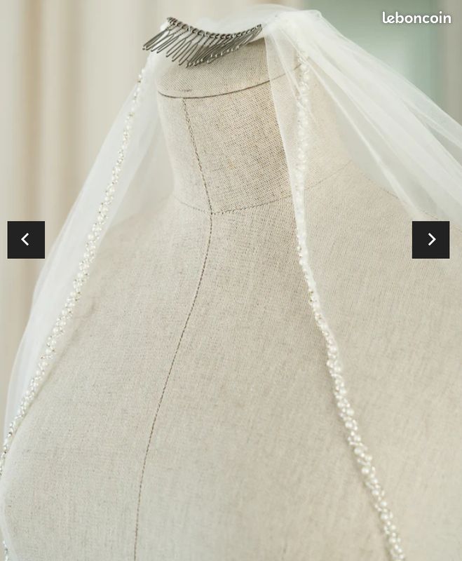 Voile de mariée tulle longue Mariage (image 3)