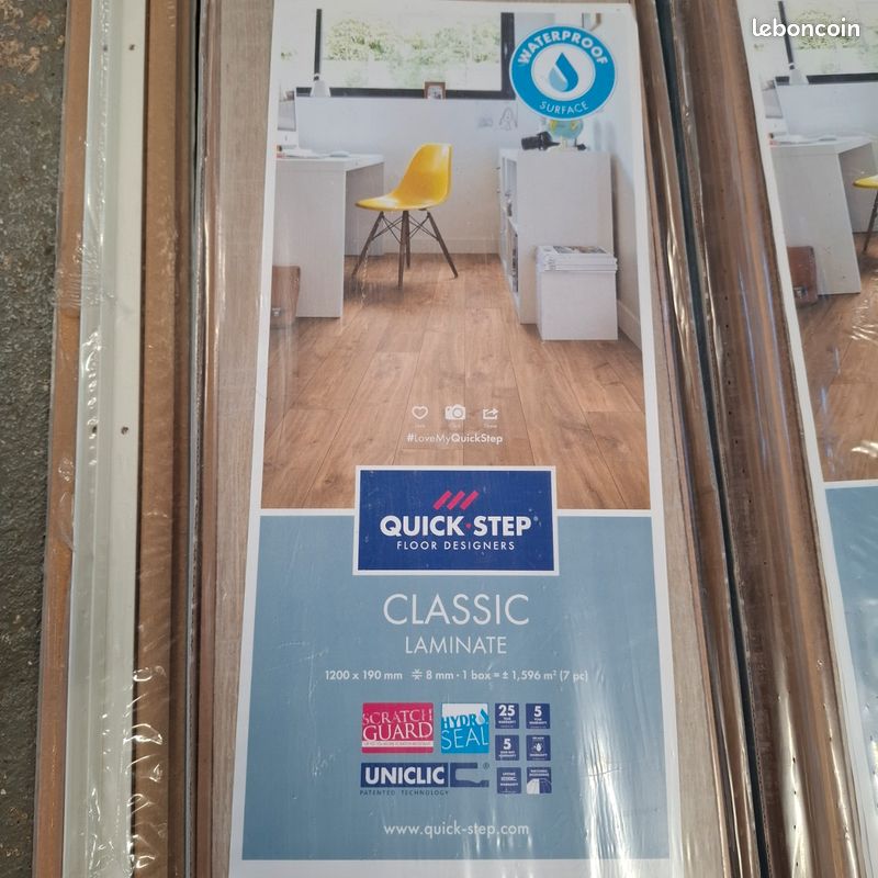 Sol stratifié Quick Step aspect bois (image 2)