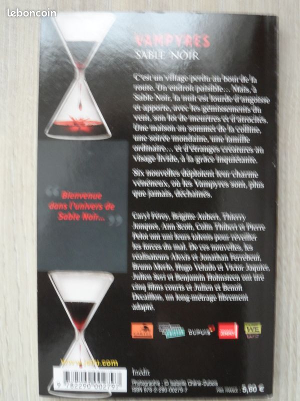 Vampyres Sable Noir- J'ai lu 2009/ C817 (image 2)