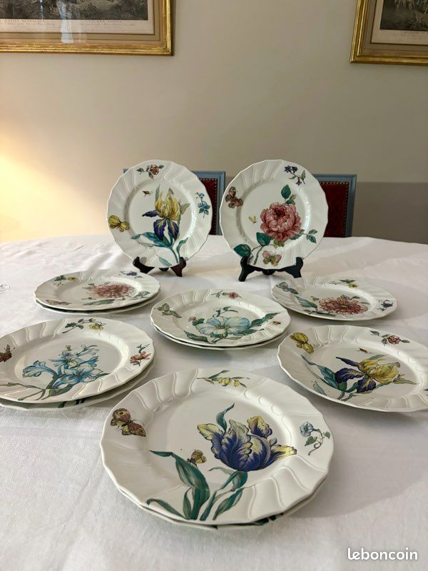 Villeroy et Boch Bouquet 12 assiettes plates (image 1)