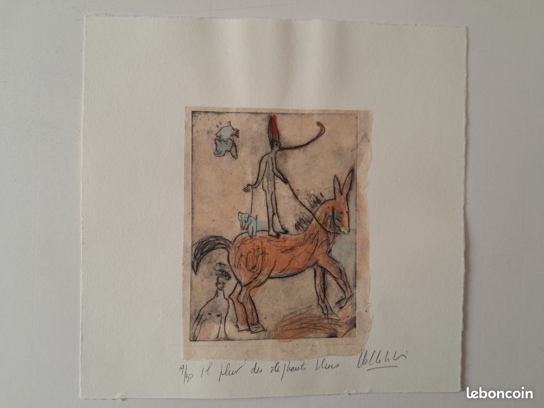 2 gravures signées au crayon par Claire Le Chatelier (image 5)